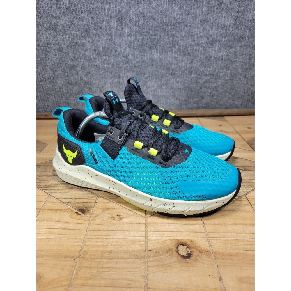 Under Armour Project Rock BSR 3 Mens 10.5 'Circuit Teal Black' β 3027344-300 - Picture 1 of 13